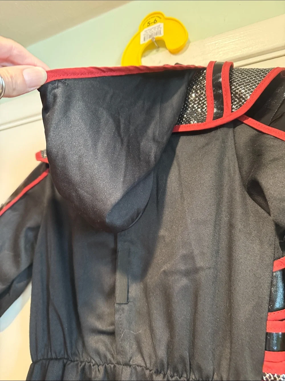 TEETOT RED DRAGON NINJA COSTUME SIZE 5-6 (Missing Accessories)